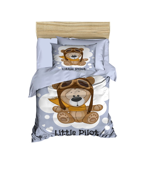 L'essentiel linge de maison Juego de funda nórdica PH126 Lila, Marrón y Blanco L'essentiel linge de maison Juego de funda nórdica PH126 Lila, Marrón y Blanco